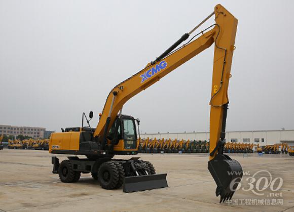徐工XE210WLL加长臂轮式<a href=//product.d1cm.com/wajueji/ target=_blank>挖掘机</a>