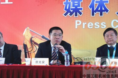 2012宝马展,柳工,媒体见面会